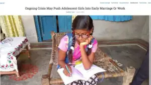 Coverage in India Spend: adolescent girls