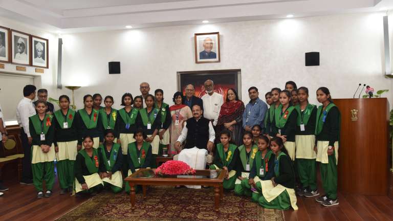 Pardada Pardadi Educational Society visited the India's Vice President House 2019